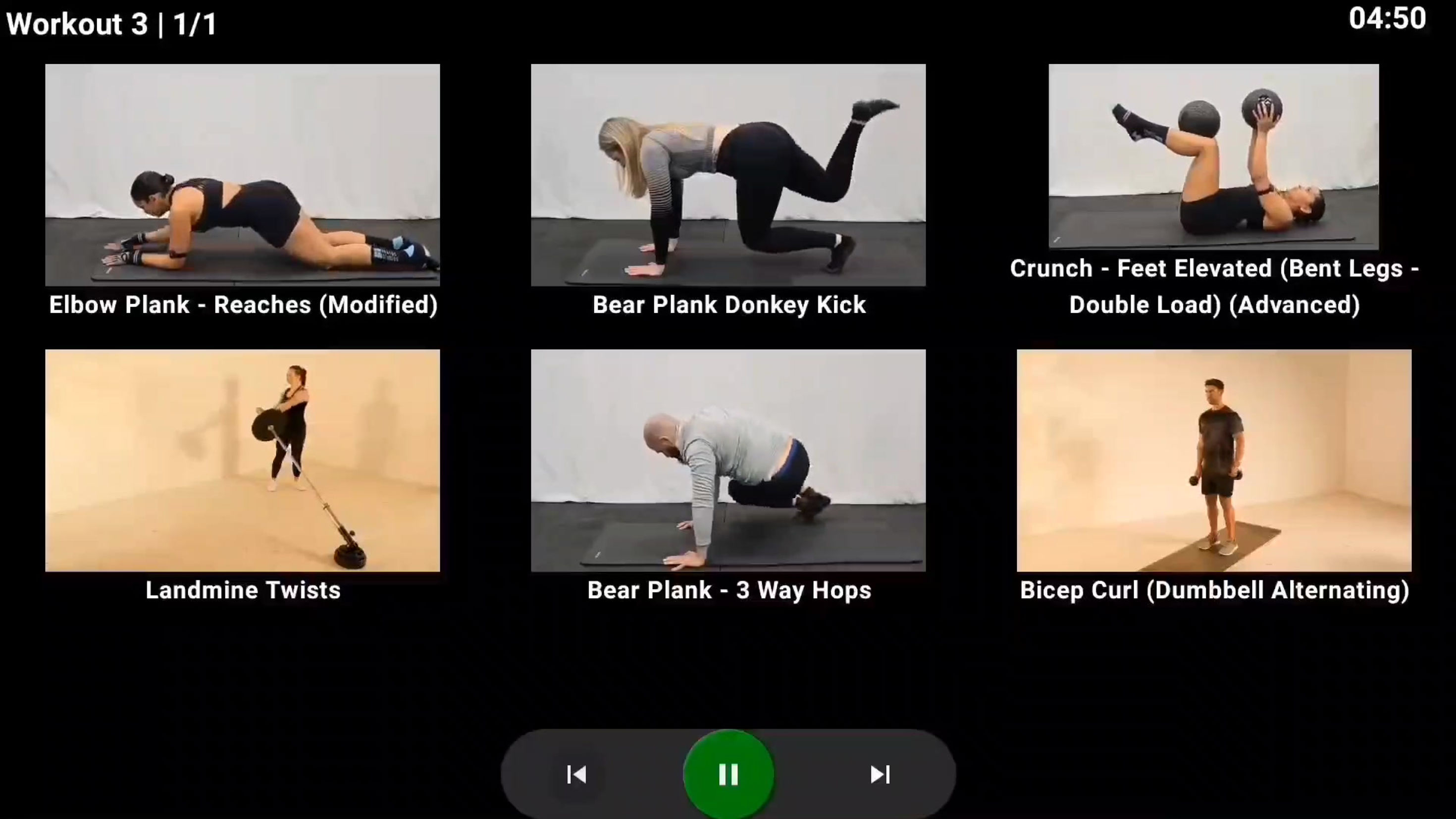 Fit Viz Workout Display